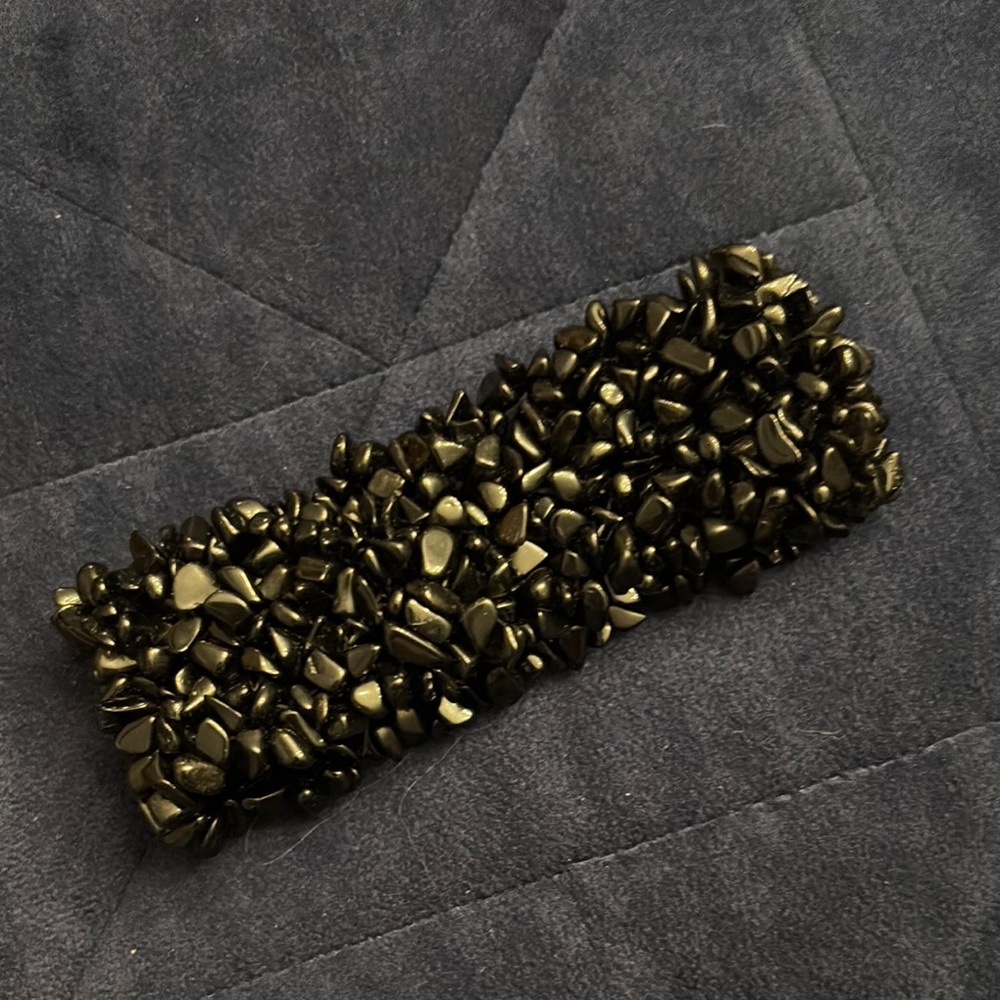 Black Beaded Women's Headband